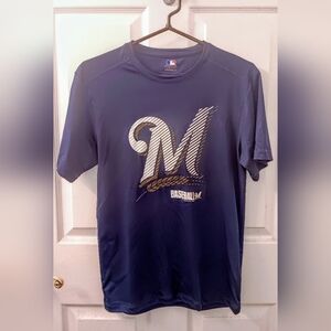 Milwaukee Brewers Baseball T-shirt Sz S
